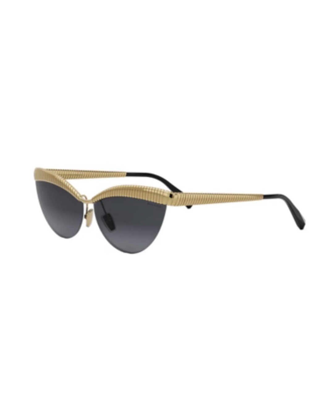 Bvlgari BV40056U 32B 61 Tubogas Gold Gray Gradient Sunglasses Bulgari